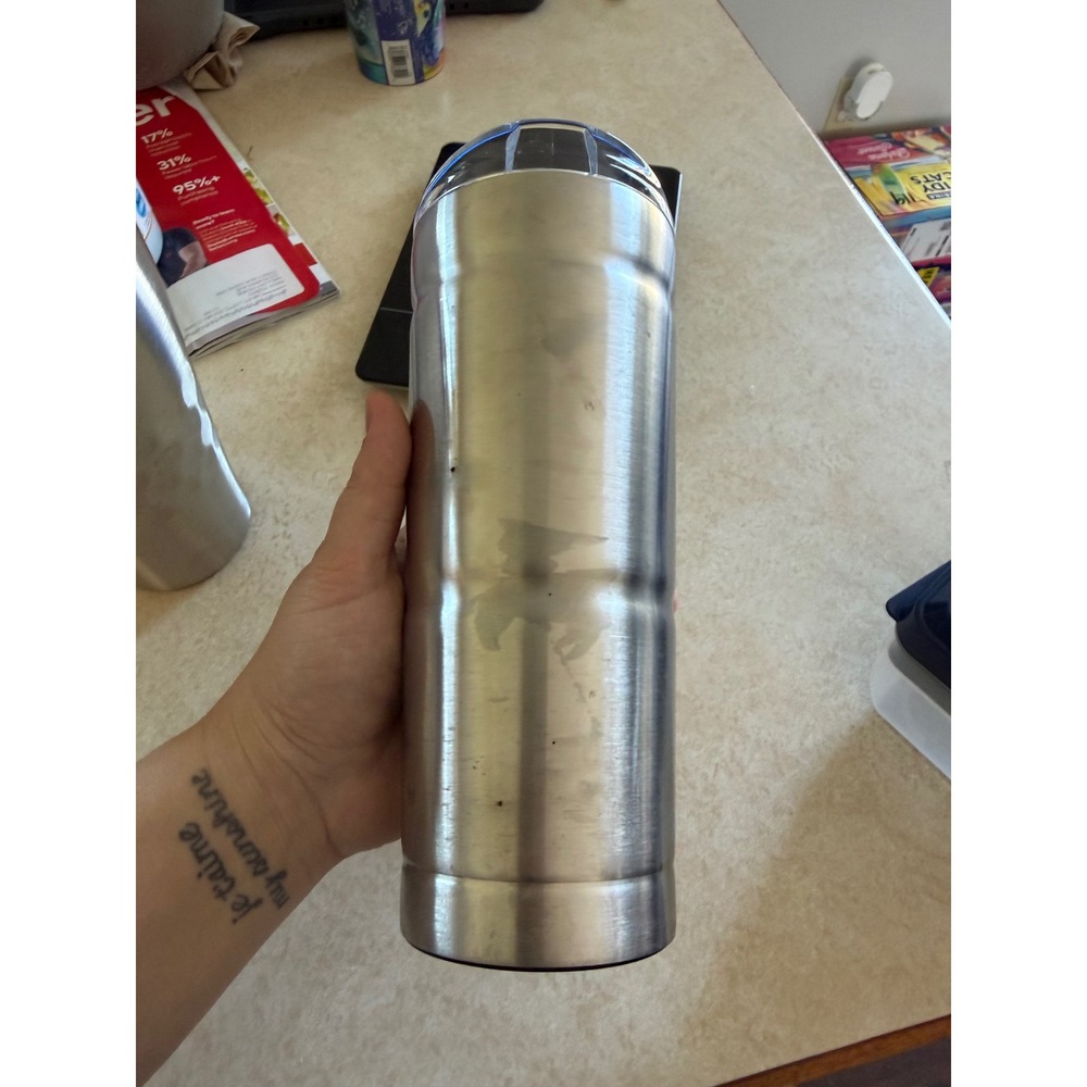 Bubba 24oz Vacuum Insulated Stainless Steel Tumbler Travel Mug Silver BPA Free